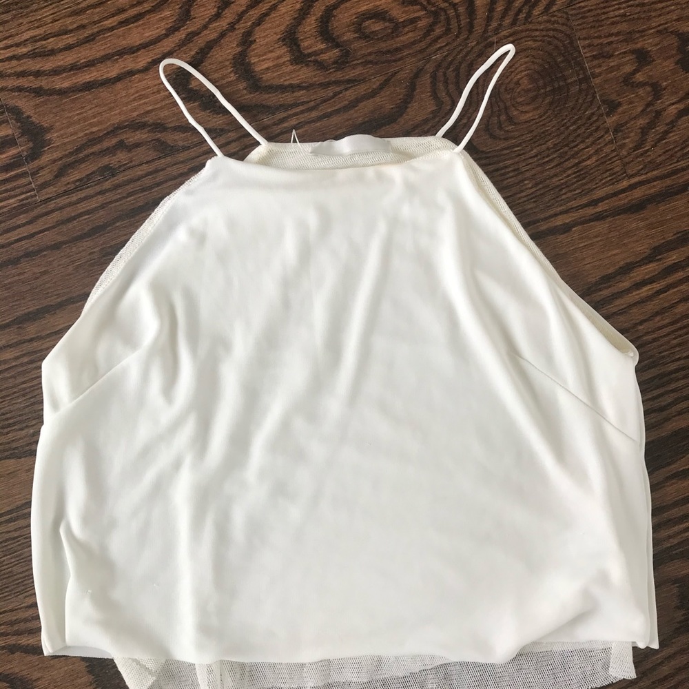 Zara- White Halter Top